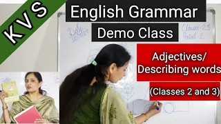 KVS English Demo Class for classes 2 and 3