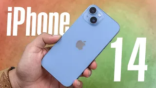 Trên tay nhanh iPhone 14 màu xanh