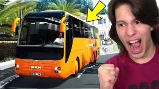JOGANDO COMO UM MOTORISTA DE ÔNIBUS! (Tourist Bus Simulator)