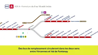 RER A : les travaux d’été 2023