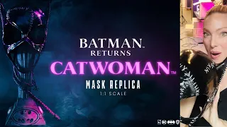 CATWOMAN 1:1 Scale Mask Replica LIVE Reveal