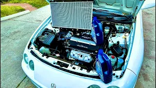 Radiator replacement on 94-01 Acura Integra @elchanojose4633