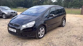 2007 Ford S-Max 2.0 TDCi Titanium 5dr Diesel Automatic Black 7 Seats 2 Keys