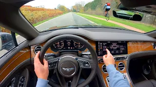 The NEW V8 Bentley Continental GT 2021 Test Drive : Amazing Car & Brutal Sound!