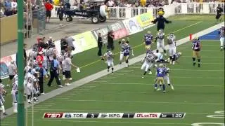 CFL Recap: Toronto 16, Winnipeg 22 - July 8, 2011