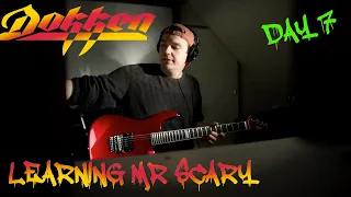 Conquering the Shred: Learning Mr Scary by Dokken on Guitar - Day 7