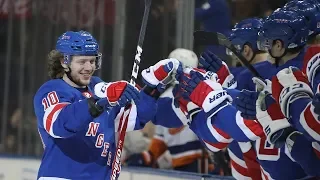 Панарин набирает 5 очков в матче с Айлендерс / Panarin dominates Isles with 5-point night