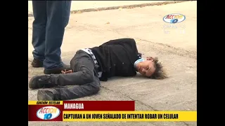 Managua: Capturan a un joven señalado de intentar robar un celular