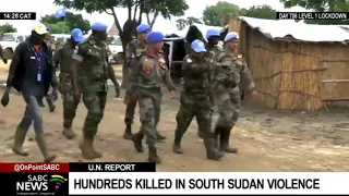 Hundreds killed in South Sudan violence