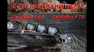 Yamaha F60 или Yamaha F70. Тест в боевых условиях. Отличительные особенности. Viking 4.6F