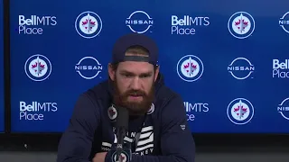 Winnipeg Jets (vs Oilers) pre-game 49 media availability: Jordie Benn