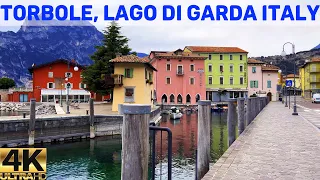 [4K] 🇮🇹 TORBOLE, LAGO DI GARDA ITALY WALKING TOUR