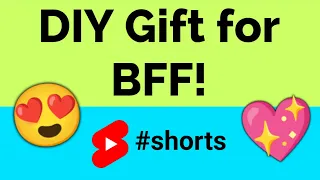 DIY Gift for BFF 🤓💖 Friendship day gift idea 😍 Cute clay keychain #shorts