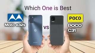 Moto e32s vs POCO C31