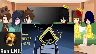 VLN, LN and LN2 characters react to Little nightmares memes