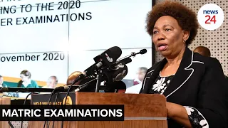 WATCH LIVE | Leaked matric maths and science papers will be re-written says Motshekga