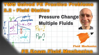 Thermo 1.10 / FE Exam Fluid Mechanics - 2.2 - Practice Problem - Fluid Statics