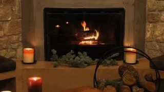 РЕЛАКС для крепкого сна камин и мурчание кошки/RELAX for sound sleep fireplace and cat purring