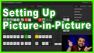 BlackMagic Design ATEM Video Switcher Picture-in-Picture