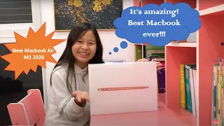 Unboxing New MacBook Air M1 2020 | Amazing Gift For Kid | Kid Reviewing