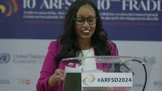 10th ARFSD - Statement by Fisum Assefa, Minister of Planning and Development in Ethiopia