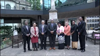 Fijian President visits Wesley's chapel, John Wesley's house and the museum of Methodism