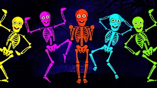 Skeleton Dance | Spooky Scary Skeleton Songs For Kids | Nursery Rhyme Street