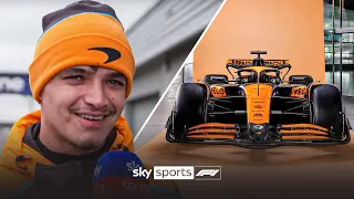 Lando Norris on driving the MCL38 for the FIRST TIME 🤩🟠