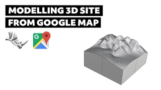 Rhino Beginner Tutorial: 3D Site Modelling Topography from Google Map