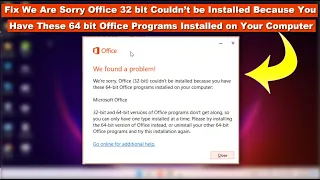 How to Fix We Found a Problem Error While Installing Microsoft Office on Windows 11/10