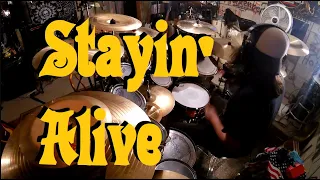 Stayin Alive - Drum Cover / Just Messing Around!!!