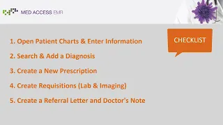 Med Access EMR Orientation Workflow 3: Documenting a Patient Visit