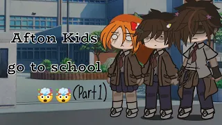 Aftons kids go to school 🤭‼️(1/2) |TW in description & video |