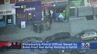 Philadelphia Police Officer Saved By Bulletproof Vest In Fairhill Shooting