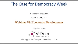 The Case for Democracy Week: Economic Development