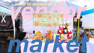 what to expect at a vendor market // arts & music festival craft fair, small business owner vlog