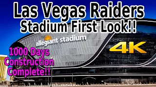 LAS VEGAS RAIDERS/ALLEGIANT STADIUM FIRST LOOK IN 4K!! - JULY 31,2020