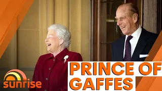 PRINCE OF GAFFES | A look back at Prince Philip's Royal gaffes | Sunrise