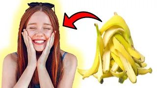 23 Amazing BANANA PEEL Everyday Uses Including Plants, Face & Skin