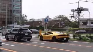 爆発音の様な音のウラカン Huracan w/ PowerCraft exhaust.