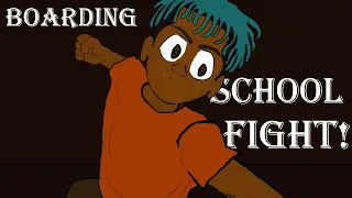 MY FIRST BOARDING SCHOOL FIGHT! [ ANIMATED STORY]