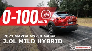 2021 Mazda MX-30 M Hybrid G20e 0-100km/h & engine sound