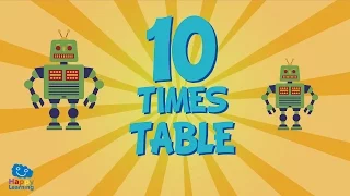 Ten Times Table | We learn English by singing. Songs for children.