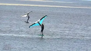 Burrum Heads day four sailing in the rainbow Windfoiling Windsurfing Wingfoiling