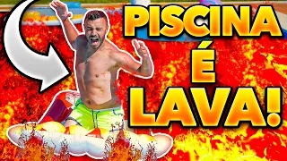 🔥😱 LA PISCINA È LAVA CHALLENGE!!!