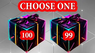 Choose Your Gift | Elige un Regalo | 100 vs 99