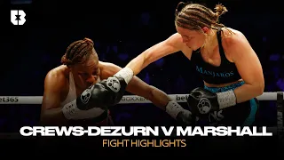 Undisputed 👑 Savannah Marshall vs Franchon Crews-Dezurn Fight Highlights | Claressa Shields Ringside