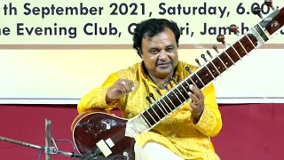 Sitar recital by Pt Ashim Choudhary and tabla by Sri Amitav Sen.