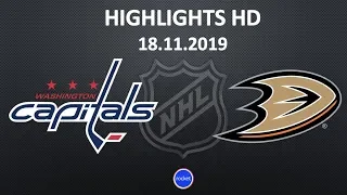 ВАШИНГТОН - АНАХАЙМ полный обзор матча 18.11.19 | WASHINGTON vs ANAHEIM Highlights