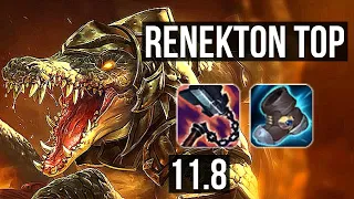 RENEKTON vs JAX (TOP) | 4/0/6, 1900+ games, 1.2M mastery | KR Master | v11.8